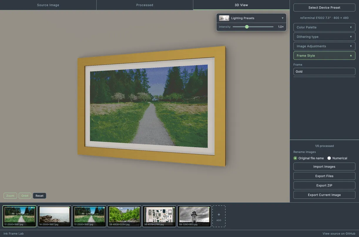 3D view